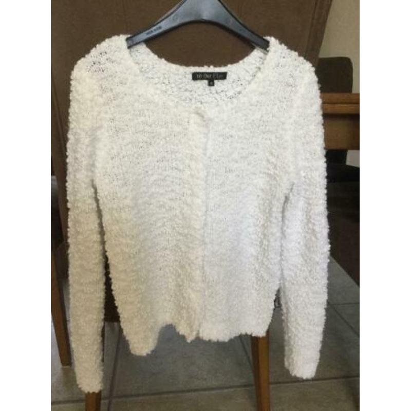Wit vest maat S