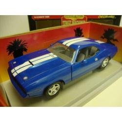 Plymouth Barracuda Cuda blauw 1970 ERTL 1:18 KRD