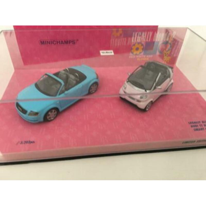 Legally Blonde 2 set / Audi TT/Smart 1/43 Minichamps