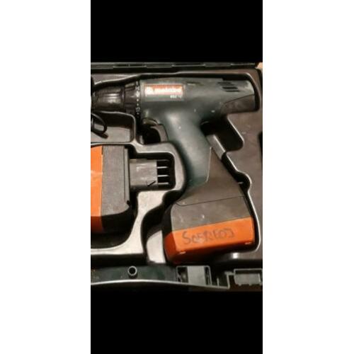 Accu boor/schroefmachine metabo