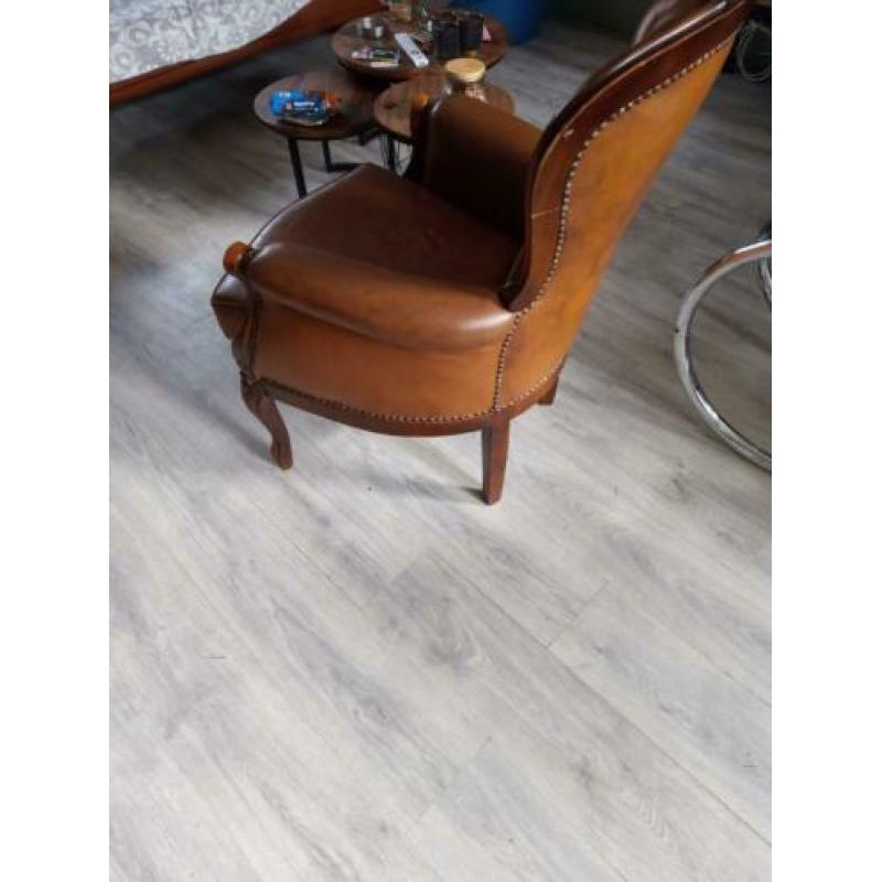 Barok stoel leer