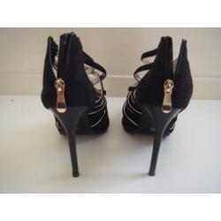 Nieuw Suede Pumps zwart dames schoenen maat 38