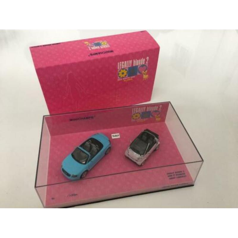 Legally Blonde 2 set / Audi TT/Smart 1/43 Minichamps