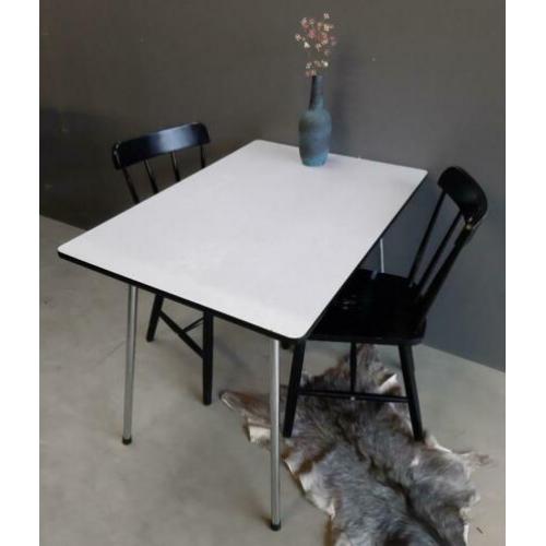 Retro, vintage, formica keukentafel, formica tafel