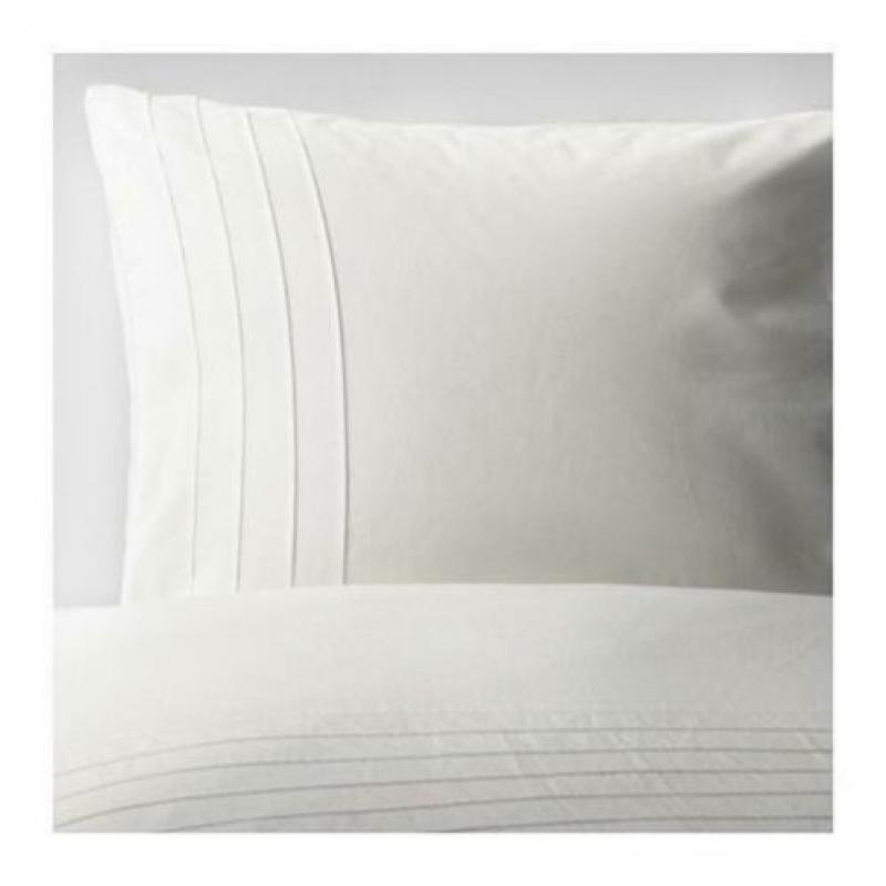 Ikea Alvine Stra dekbedovertrek dekbedset 200x200 wit