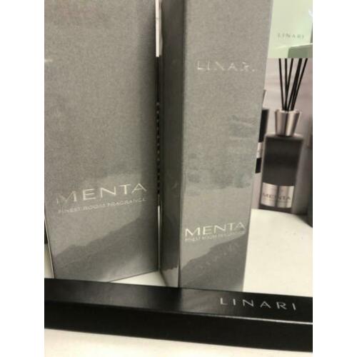 LINARI MENTA diffuser 500ml geurstokjes NIEUW incl verzenden