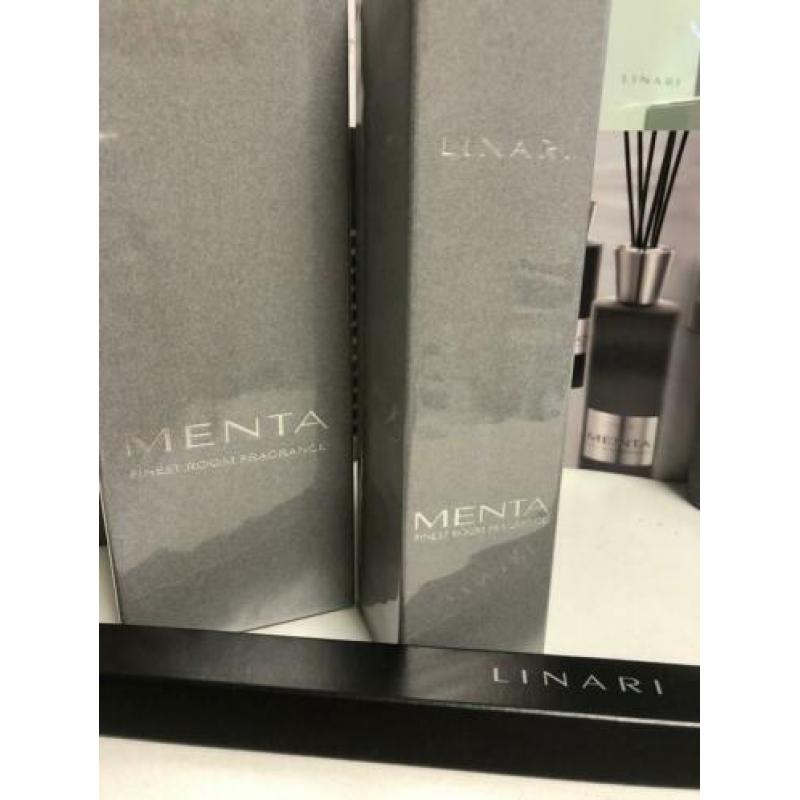 LINARI MENTA diffuser 500ml geurstokjes NIEUW incl verzenden