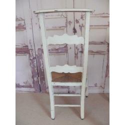 Oud brocante bidstoeltje