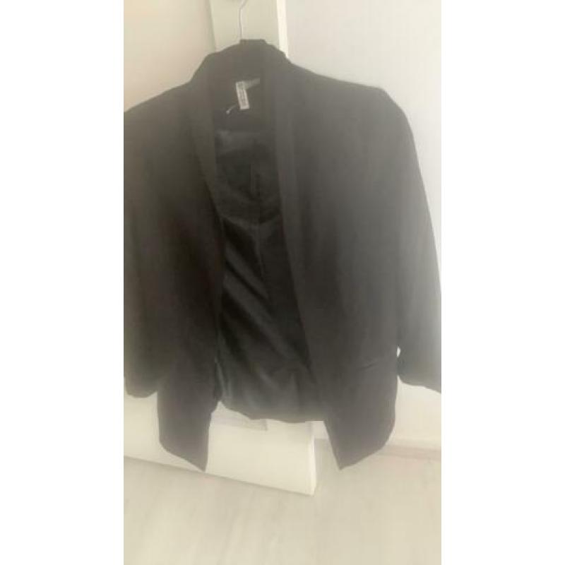 Zwarte h&m blazer