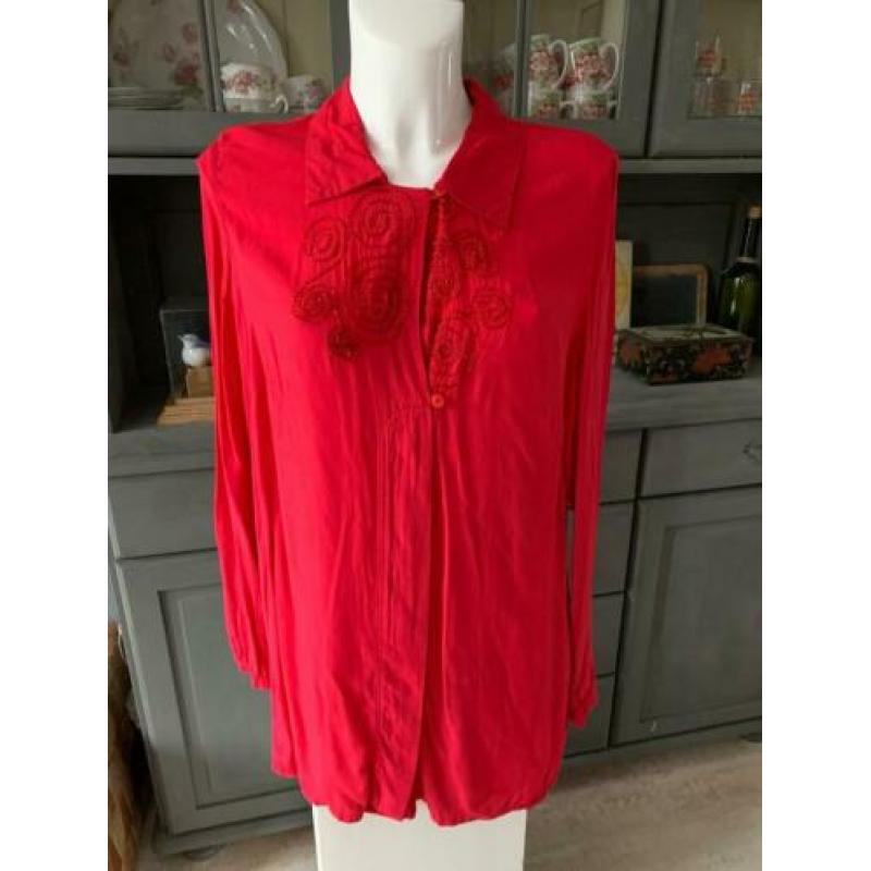 Leuke blouse tuniek van Ulla Popken maat 42 44 L