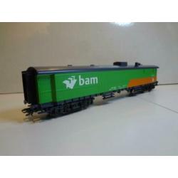 Marklin Generator wagon van de firma Bam **Nieuw**