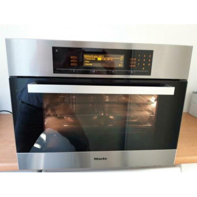 3 jaar garantie Miele combi stoomoven DGC5085XL servieslade