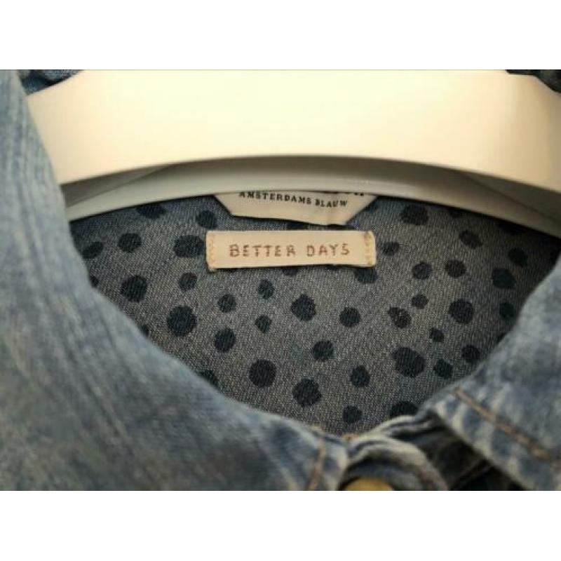 Maison scotch denim shirt maat 3