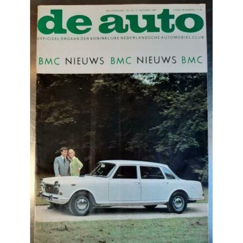 Prachtig tijdschrift "De Auto" uit 1967