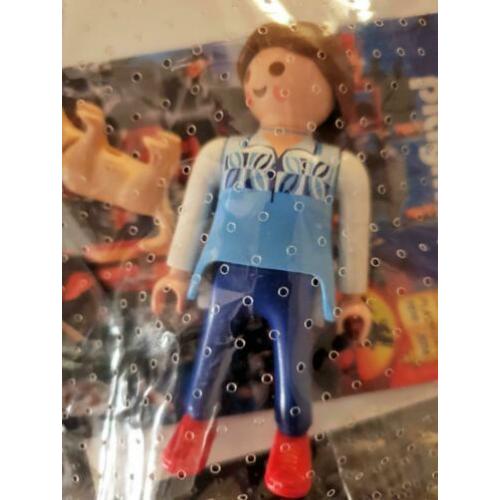 Playmobil Promo dame uit poppenhuis serie hond en hondenriem