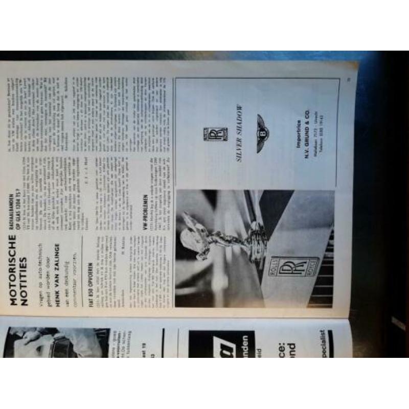 Prachtig tijdschrift "De Auto" uit 1967