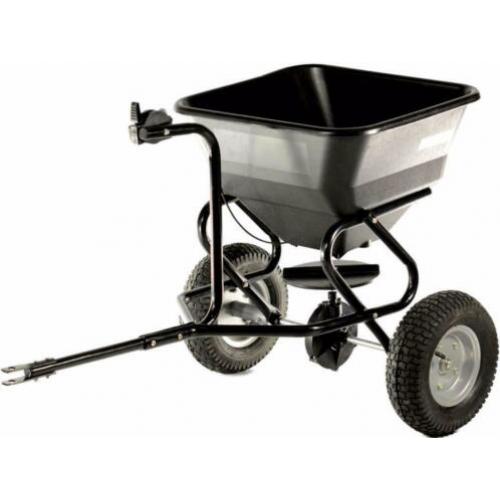 Strooiwagen t.b.v. zitmaaier | Zwart | 30 kg