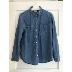 Maison scotch denim shirt maat 3