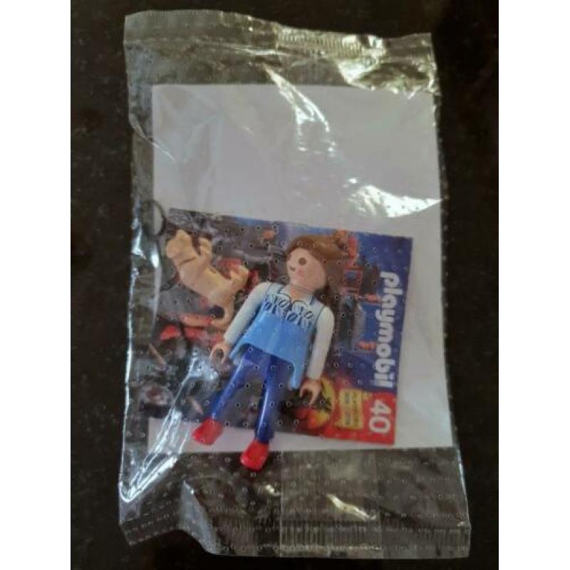 Playmobil Promo dame uit poppenhuis serie hond en hondenriem