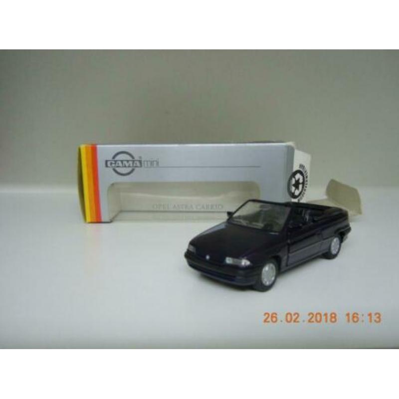 Opel Astra cabriolet. Model van het merk gama. Model nieuw.