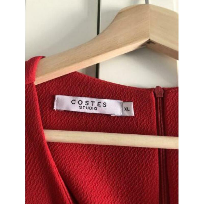 Mooi rood jurkje costes mt XL