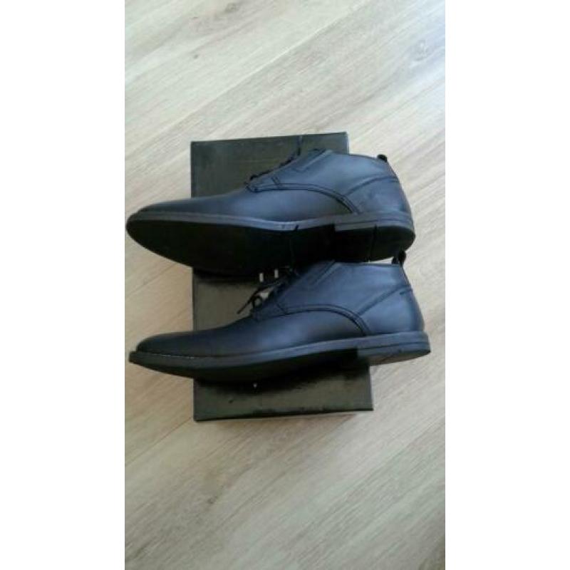Mooie zwart lederen schoen mt 43