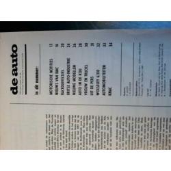 Prachtig tijdschrift "De Auto" uit 1967