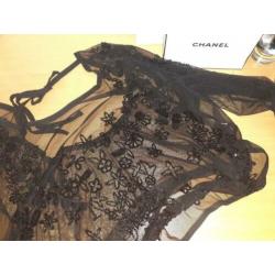 Zara blouse m 38 zara zwart blouse top