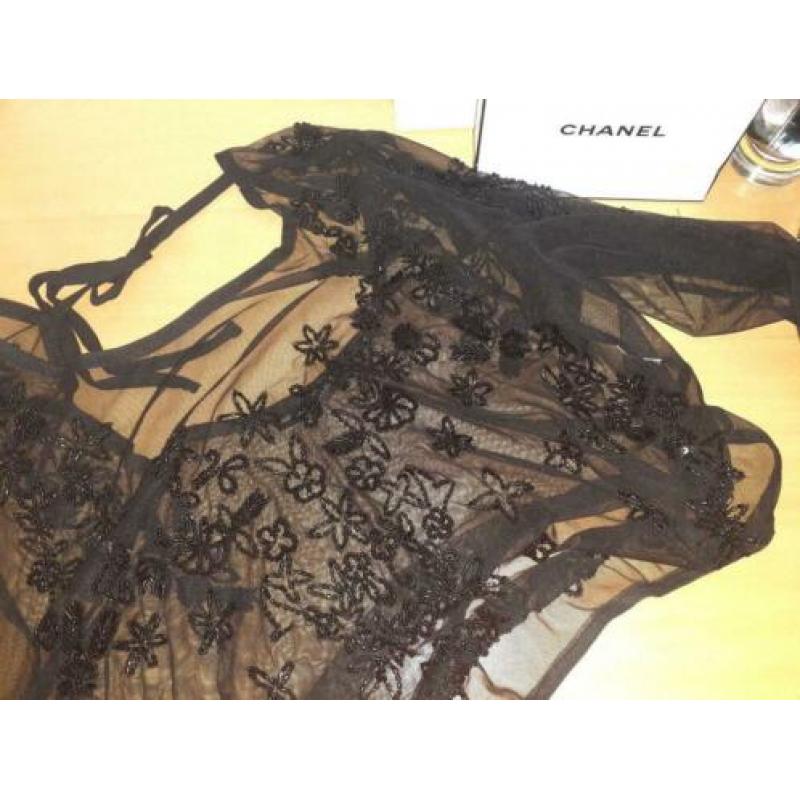 Zara blouse m 38 zara zwart blouse top