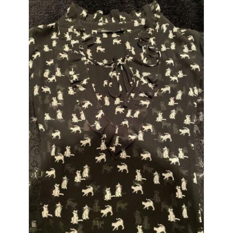 Expresso zwarte blouse top maat 44