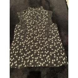 Expresso zwarte blouse top maat 44
