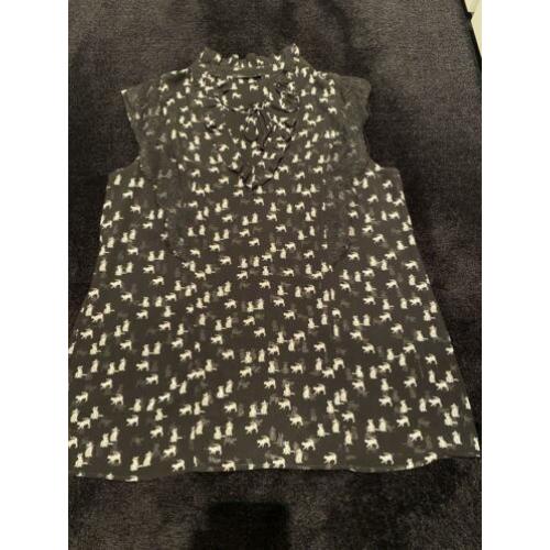 Expresso zwarte blouse top maat 44