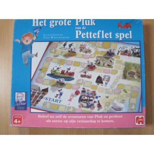 Het grote Pluk van de Petteflet spel (gebruikte staat!)