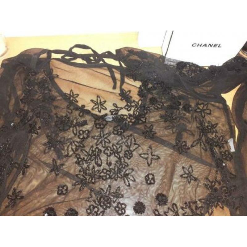 Zara blouse m 38 zara zwart blouse top