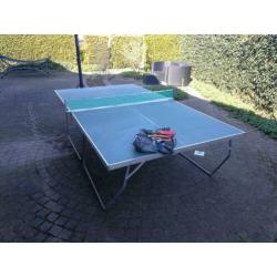 Tafeltennistafel + batjes