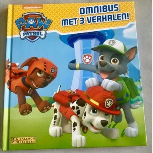 Paw patrol Omnibus met 3 verhalen boek. NIEUW