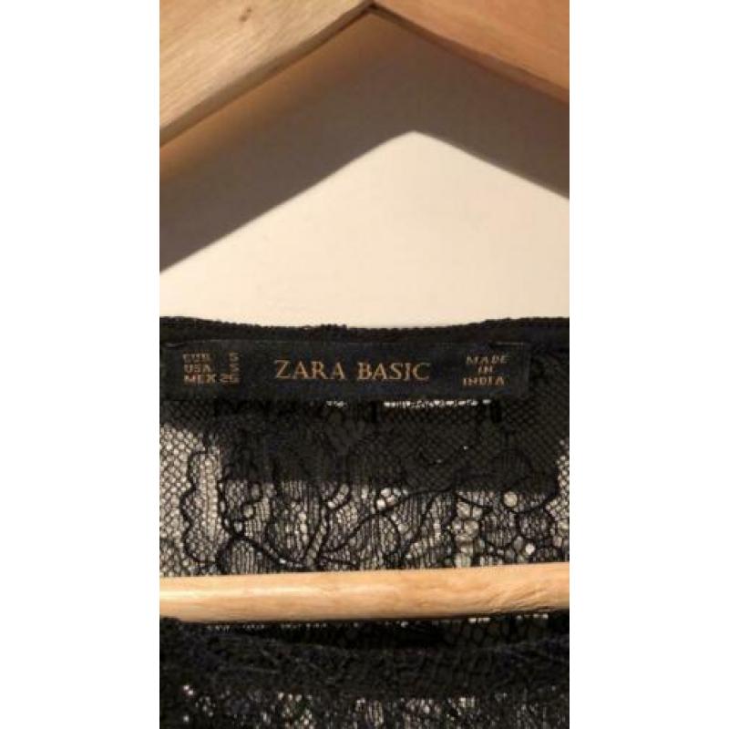 Kanten Zara blouse maat S