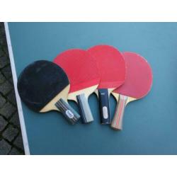 Tafeltennistafel + batjes