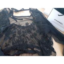 Zara blouse m 38 zara zwart blouse top