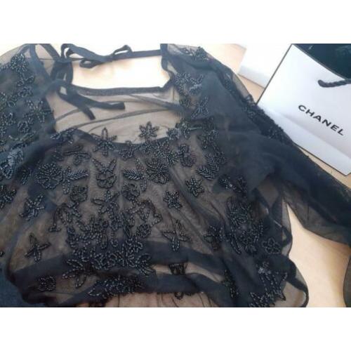 Zara blouse m 38 zara zwart blouse top