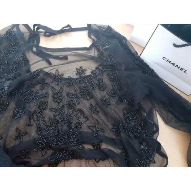 Zara blouse m 38 zara zwart blouse top