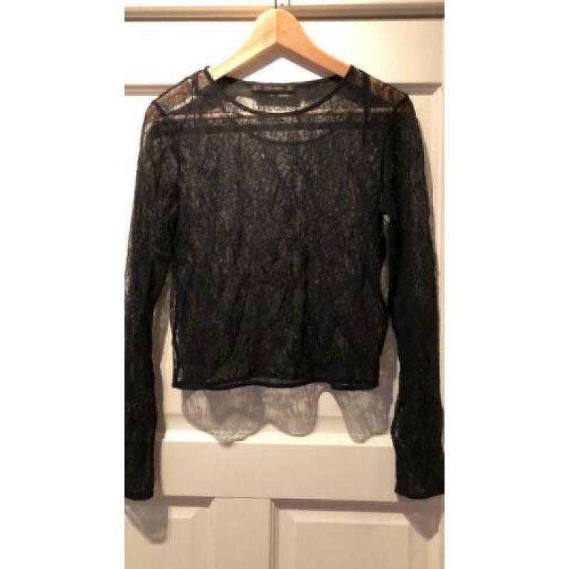 Kanten Zara blouse maat S