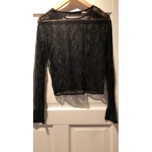 Kanten Zara blouse maat S