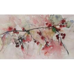 Antonio Poioumen - Geluk - 68 x 83 cm - aquarel op papier...
