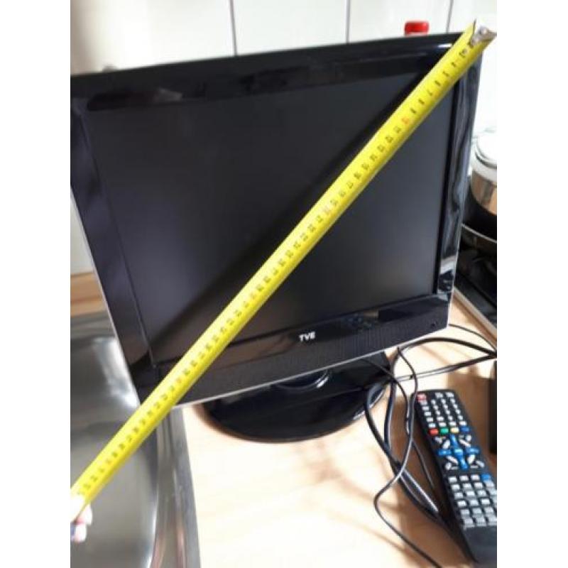 Tv met ingebouwde dvd speler.