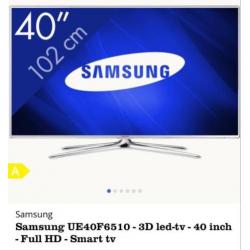 Samsung Full HD 40inch 3D LED smart televisie