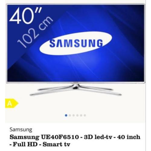 Samsung Full HD 40inch 3D LED smart televisie