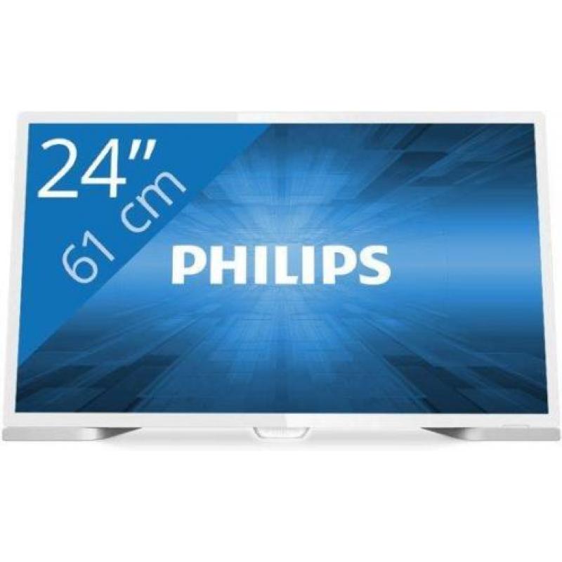 Philips 24PHK5210 LED TV 24 inch wit -nieuw !-