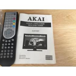 Akai 19 TV zowel 220V als 12V