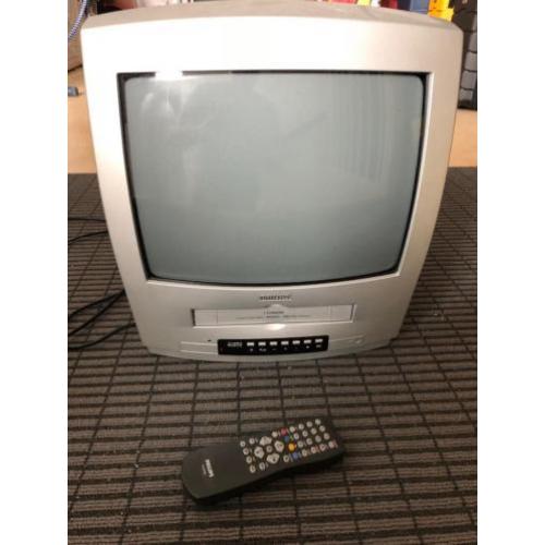 TV - Philips 35 cm met videospeler en kinder videobanden